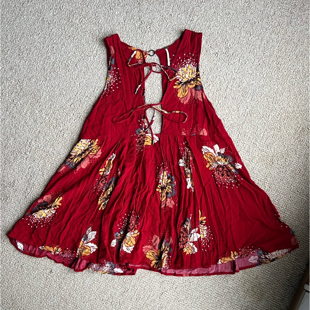 Free People Floral Midi Dress